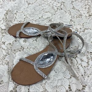 Not Rated Big Rock Ornamental  Wrap Sandals